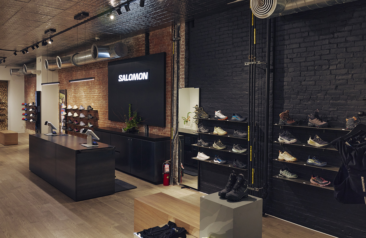 Salomon, NYC, store, SoHo, shoe store, sneaker store, Sportstyle, sneakers, Amer Sports