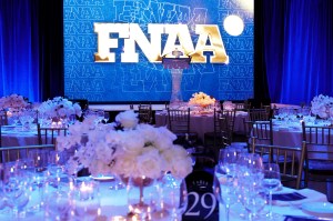 NEW YORK, NEW YORK - DECEMBER 04: A view of atmosphere at the Footwear News Achievement Awards (FNAAs) 2024 at Cipriani South Street on December 04, 2024 in New York City. (Photo by Craig Barritt/Footwear News via Getty Images)