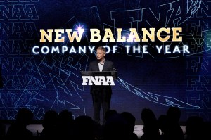 NEW YORK, NEW YORK - DECEMBER 04: Joe Preston speaks onstage during the Footwear News Achievement Awards (FNAAs) 2024 at Cipriani South Street on December 04, 2024 in New York City.  (Photo by Craig Barritt/Footwear News via Getty Images)