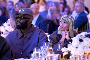 NEW YORK, NEW YORK - DECEMBER 04:  Tobe Nwigwe and Fat Nwigwe attend Footwear News Achievement Awards (FNAAs) 2024 at Cipriani South Street on December 04, 2024 in New York City.  (Photo by Roy Rochlin/Footwear News via Getty Images)