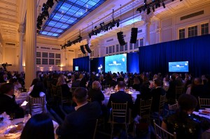 NEW YORK, NEW YORK - DECEMBER 04: A view of the atmosphere during the Footwear News Achievement Awards (FNAAs) 2024 at Cipriani South Street on December 04, 2024 in New York City. (Photo by Roy Rochlin/Footwear News via Getty Images)