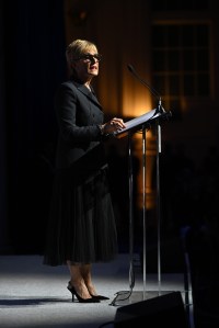 NEW YORK, NEW YORK - DECEMBER 04: Susan Itzkowitz attends the Footwear News Achievement Awards (FNAAs) 2024 at Cipriani South Street on December 04, 2024 in New York City. (Photo by Roy Rochlin/Footwear News via Getty Images)