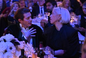 NEW YORK, NEW YORK - DECEMBER 04: Edgardo Osorio and Linda Fargo attend the Footwear News Achievement Awards (FNAAs) 2024 at Cipriani South Street on December 04, 2024 in New York City. (Photo by Roy Rochlin/Footwear News via Getty Images)