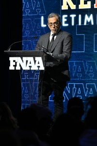 NEW YORK, NEW YORK - DECEMBER 04: Kenneth Cole speaks onstage during the Footwear News Achievement Awards (FNAAs) 2024 at Cipriani South Street on December 04, 2024 in New York City. (Photo by Roy Rochlin/Footwear News via Getty Images)