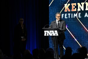 NEW YORK, NEW YORK - DECEMBER 04: Kenneth Cole speaks onstage during the Footwear News Achievement Awards (FNAAs) 2024 at Cipriani South Street on December 04, 2024 in New York City. (Photo by Roy Rochlin/Footwear News via Getty Images)