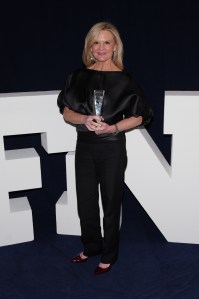 NEW YORK, NEW YORK - DECEMBER 04: Tacey Powers attends the Footwear News Achievement Awards (FNAAs) 2024 at Cipriani South Street on December 04, 2024 in New York City. (Photo by Craig Barritt/Footwear News via Getty Images)