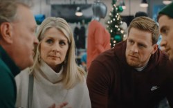 J.J. Watt and his family starring in the Dick's Sporting Goods campaign "A Watt Holiday Classic."