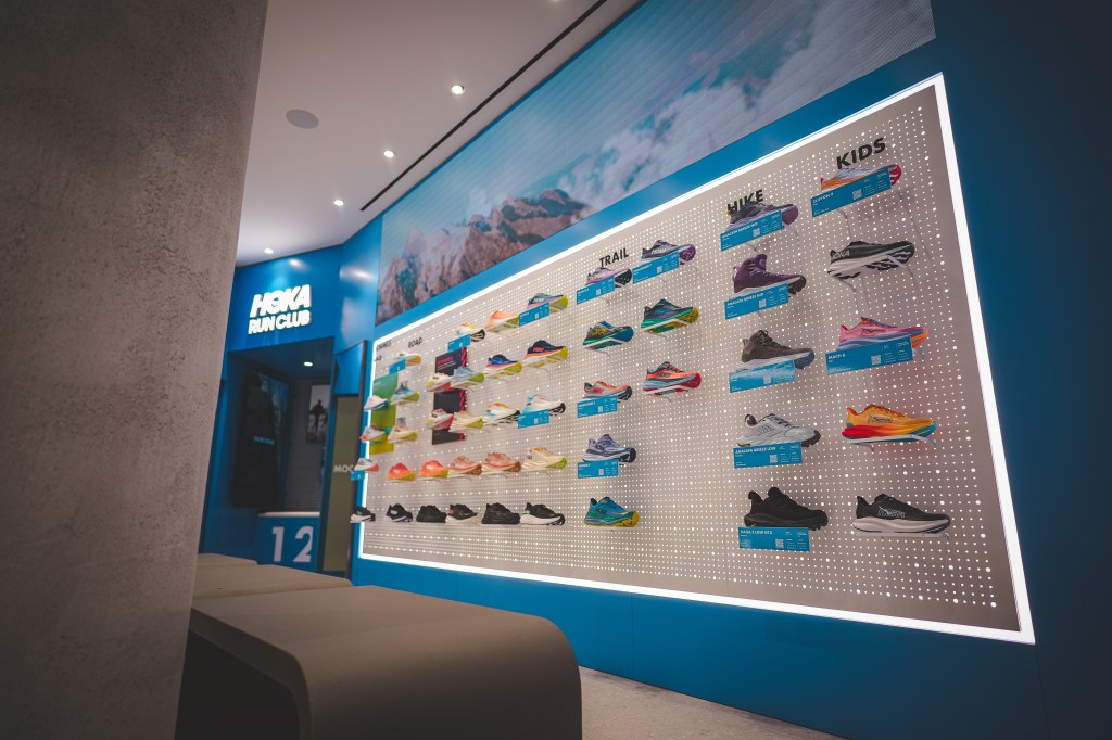 Hoka, Paris, store, flagship, shoe store, running shoes, sneakers, sneaker store