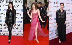 Anne Hathaway, red carpet, shoes, celebrity style