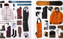 Backcountry ski snowboard