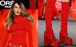 PARIS, FRANCE - SEPTEMBER 23: Belinda Peregrin walks the runway during "Le Défilé L'Oréal Paris – Walk Your Worth" Womenswear Spring-Summer 2025 show as part of Paris Fashion Week on September 23, 2024 in Paris, France. (Photo by Kristy Sparow/Getty Images for L'Oréal Paris)