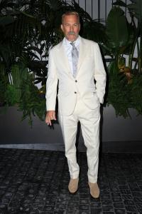 Kevin Costner at the Brunello Cucinelli Dinner at Chateau Marmont on December 5, 2024 in Los Angeles, California.