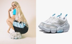 Camila Cabello models her Grounds Moopie sneaker collaboration, grounds moopie x camila cabello