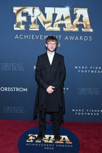 NEW YORK, NEW YORK - DECEMBER 04: Phileo Landowski attends Footwear News Achievement Awards (FNAAs) 2024 at Cipriani South Street on December 04, 2024 in New York City.  (Photo by Roy Rochlin/Footwear News via Getty Images)