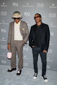 NEW YORK, NEW YORK - NOVEMBER 06: Tyler, The Creator and A$AP Rocky attend the WSJ. Magazine 2019 Innovator Awards sponsored by Harry Winston and Rémy Martinat MOMA on November 06, 2019 in New York City. (Photo by Lars Niki/Getty Images for WSJ. Magazine Innovators Awards )