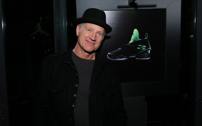 NEW YORK, NY - DECEMBER 03:  Tinker Hatfield attends the Dare To Fly AJXX8 event at PH-D Rooftop Lounge at Dream Downtown on December 3, 2012 in New York City.  (Photo by Neilson Barnard/Getty Images for Jordan Brand)