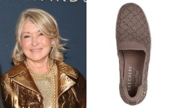 Martha Stewart, Sketchers, wedge, mesh, brown, collaboration, FN Achievement Award 2024