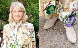 Martha Stewart, suede, shoes, boots, Libertine, New York, floral