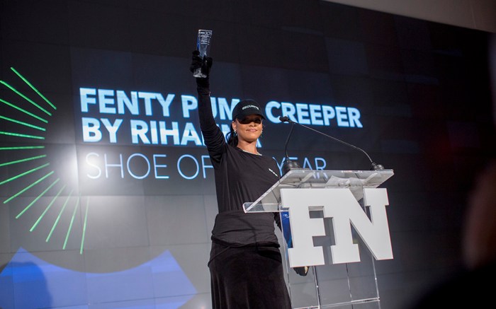 Rihanna, Fenty Puma Creeper, shoe of the year, FNAA, 2016, FN Achievement Awards