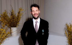 Simon Porte Jacquemus at the Simon Porte Jacquemus award ceremony.