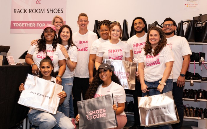 Rack Room, Shoes for a Cure, breast cancer research