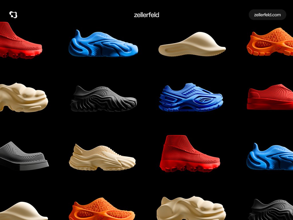 Zellerfeld, 3d printed shoes, footwear, shoe designs