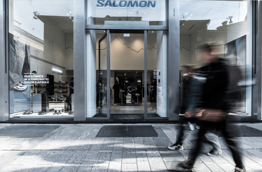 Salomon has opened its first store in Italy in Milan’s arty Brera district.